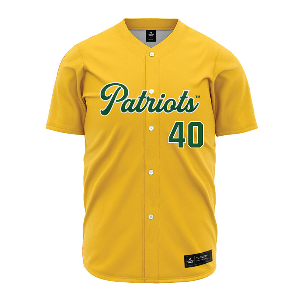 GMU - NCAA Baseball : Austin OHara - Yellow Jersey-0