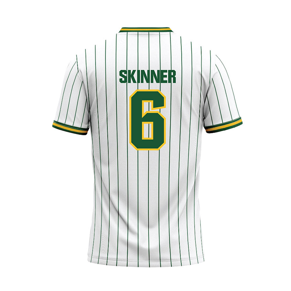 GMU - NCAA Softball : Marissa Skinner - White Baseball Jersey-1
