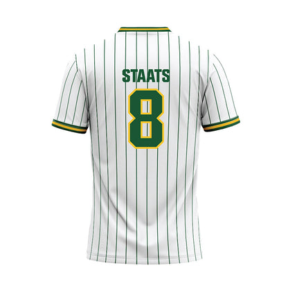 GMU - NCAA Softball : Madeline Staats - White Baseball Jersey-1