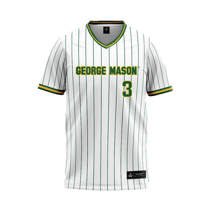 GMU - NCAA Softball : Payton Auerbach - White Baseball Jersey-0