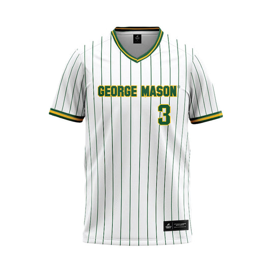 GMU - NCAA Softball : Payton Auerbach - White Baseball Jersey-0