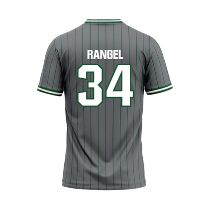 GMU - NCAA Softball : Alyssa Rangel - Grey Baseball Jersey-1