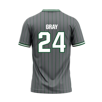 GMU - NCAA Softball : Meghan Gray - Grey Baseball Jersey-1
