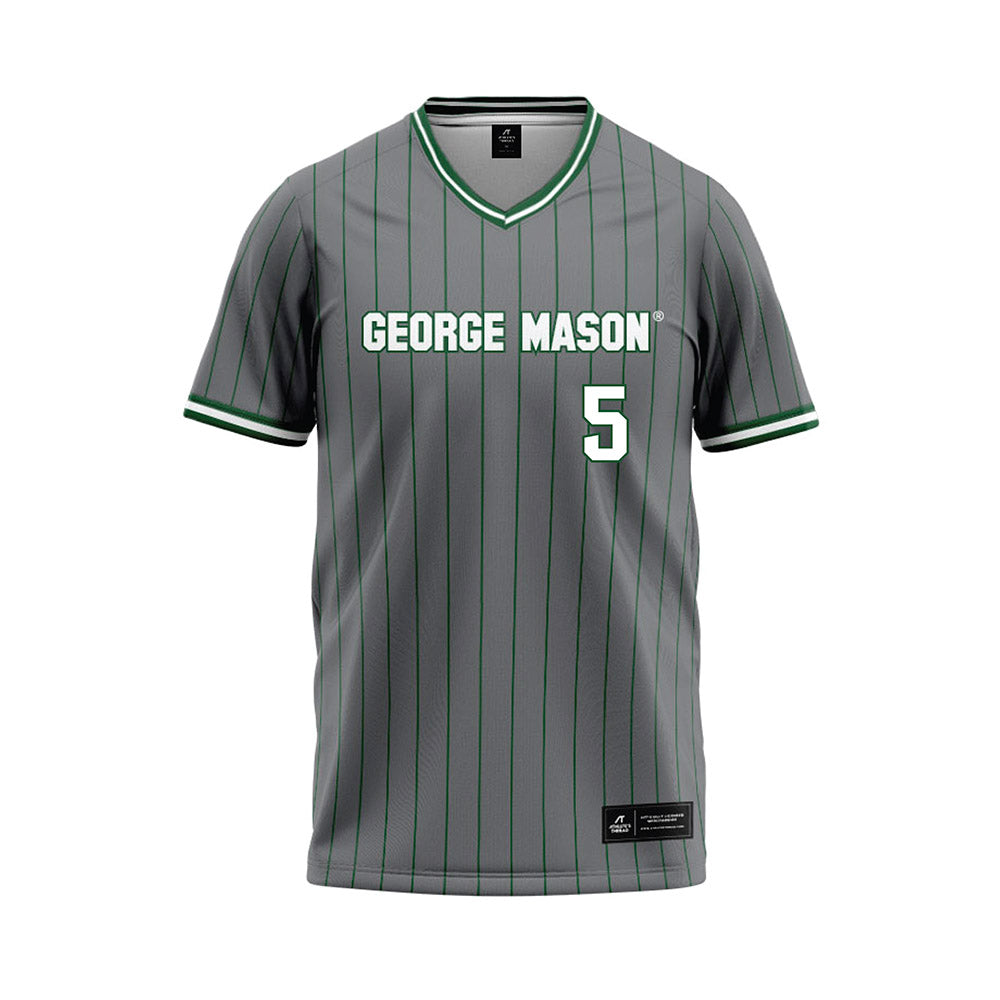 GMU - NCAA Softball : Jessica Chan - Grey Jersey-0