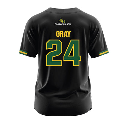 GMU - NCAA Softball : Meghan Gray - Black Jersey-1