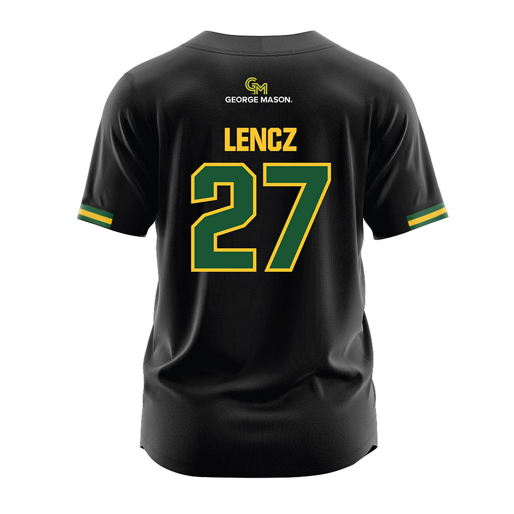 GMU - NCAA Softball : Brianna Lencz - Black Jersey-1