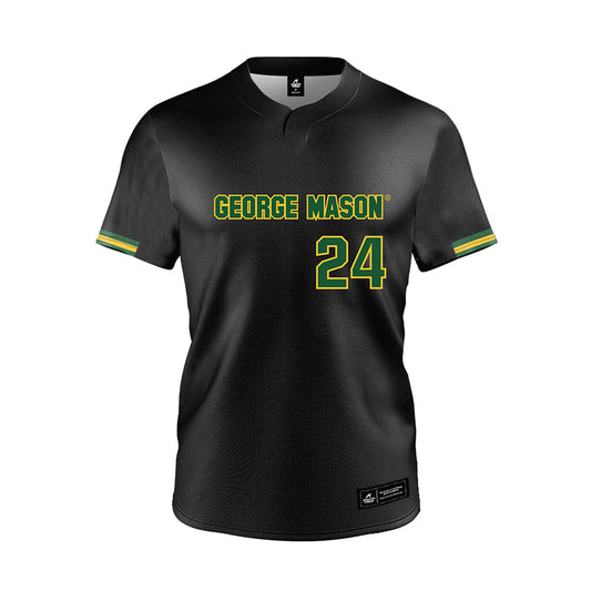 GMU - NCAA Softball : Meghan Gray - Black Jersey-0