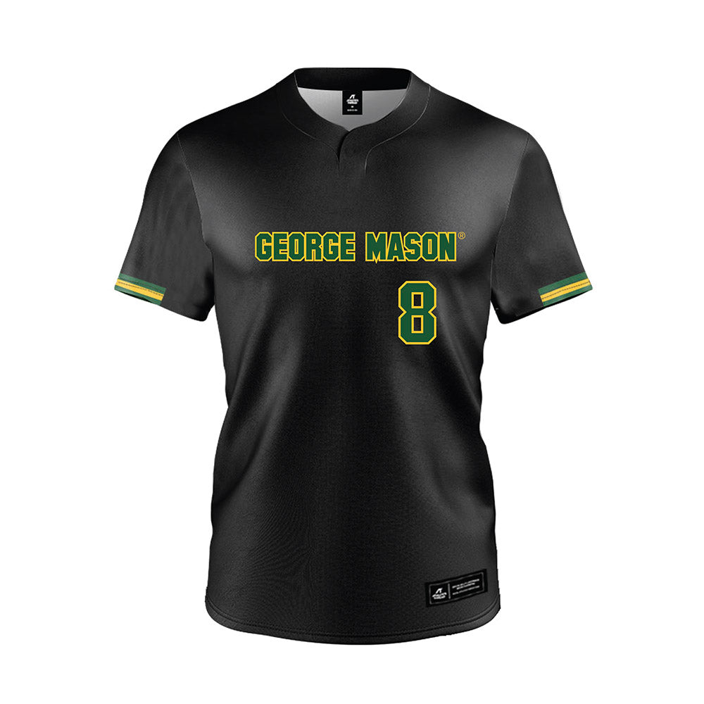 GMU - NCAA Softball : Madeline Staats - Black Jersey-0