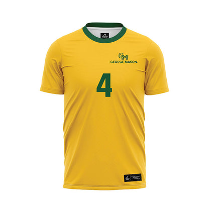 GMU - NCAA Women's Soccer : Mia Casciani - Yellow Soccer Jersey-0