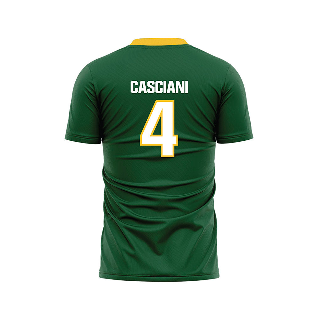 GMU - NCAA Women's Soccer : Mia Casciani - Green Soccer Jersey-1