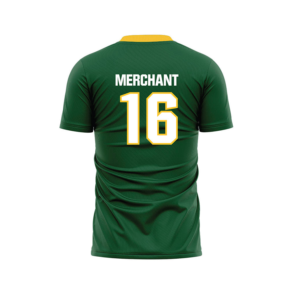 GMU - NCAA Women's Soccer : Abigail Merchant - Green Soccer Jersey-1