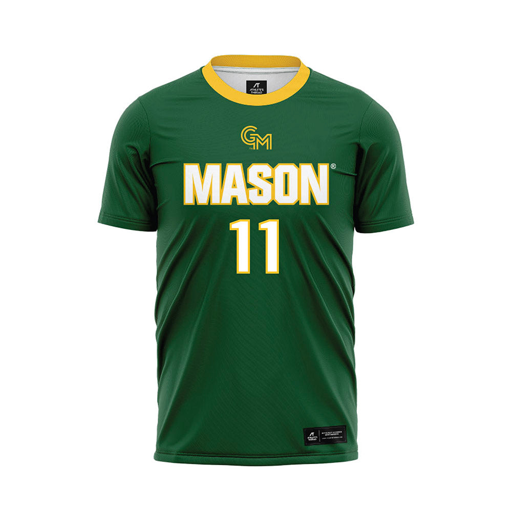 GMU - NCAA Women's Soccer : Kasey Maida - Green Soccer Jersey-0