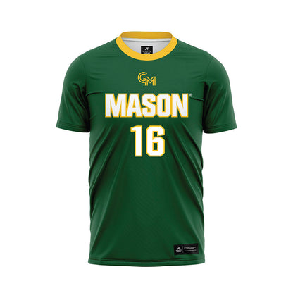 GMU - NCAA Women's Soccer : Abigail Merchant - Green Soccer Jersey-0