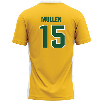 GMU - NCAA Women's Lacrosse : Gracie Mullen - Yellow Lacrosse Jersey -1