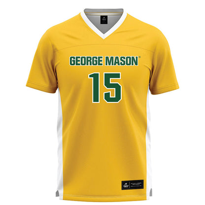GMU - NCAA Women's Lacrosse : Gracie Mullen - Yellow Lacrosse Jersey -0