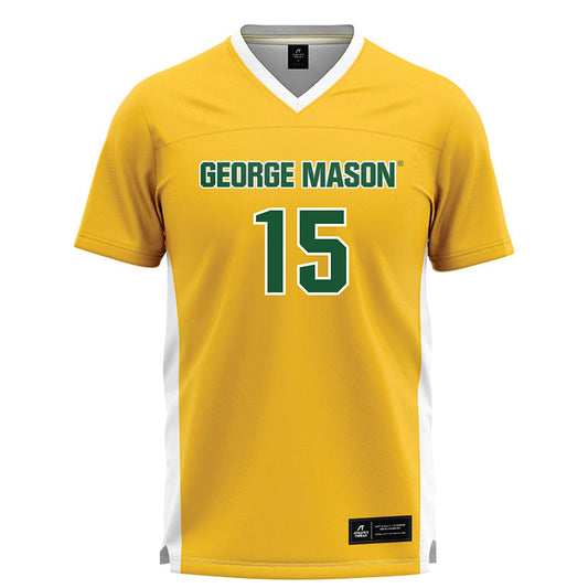 GMU - NCAA Women's Lacrosse : Gracie Mullen - Yellow Lacrosse Jersey -0