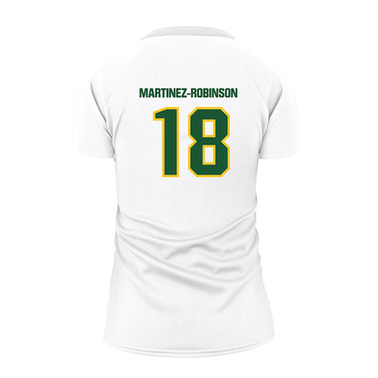GMU - NCAA Women's Volleyball : Autumn Martinez-Robinson - White Volleyball Jersey-1