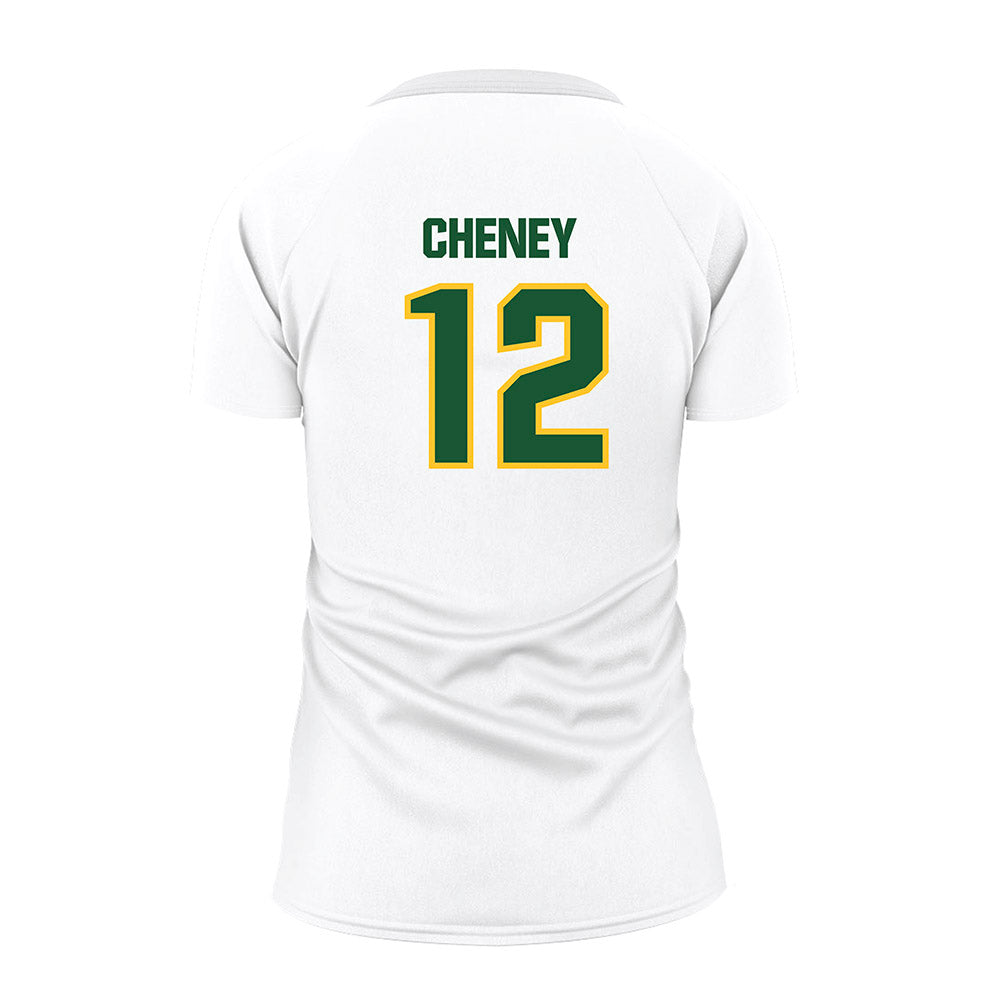 GMU - NCAA Women's Volleyball : Ava Cheney - White Volleyball Jersey-1