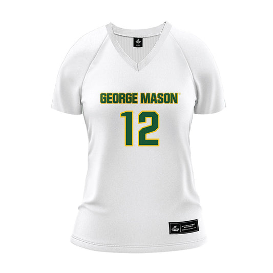 GMU - NCAA Women's Volleyball : Ava Cheney - White Volleyball Jersey-0