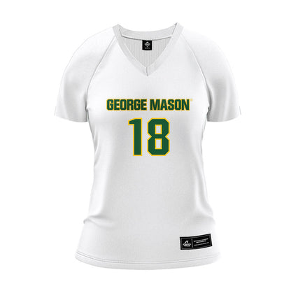 GMU - NCAA Women's Volleyball : Autumn Martinez-Robinson - White Volleyball Jersey-0
