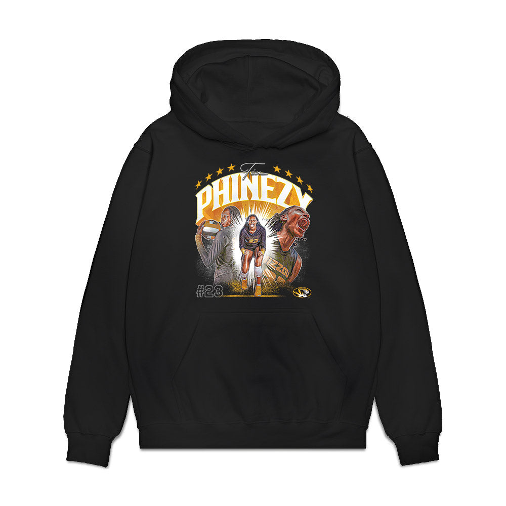 Missouri - NCAA Women's Volleyball : Tia Phinezy - Collage Premium Hooded Sweatshirt-0