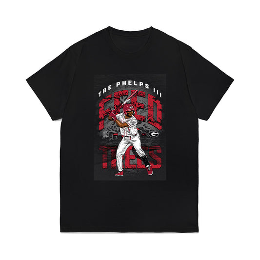 Georgia - NCAA Baseball : Tre Phelps - Comfort Colors T-Shirt-0