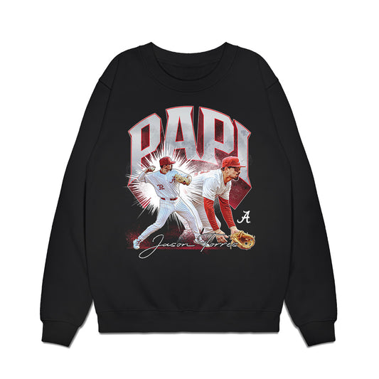 Alabama - NCAA Baseball : Jason Torres - Collage Premium Crewneck Sweatshirt-0