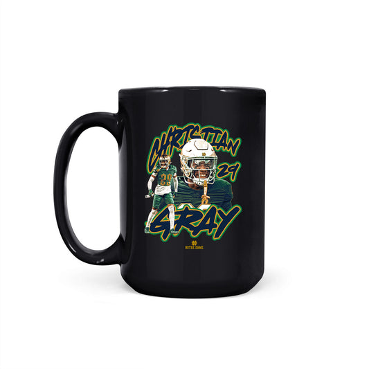 Notre Dame - NCAA Football : Christian Gray - Coffee Mug-1