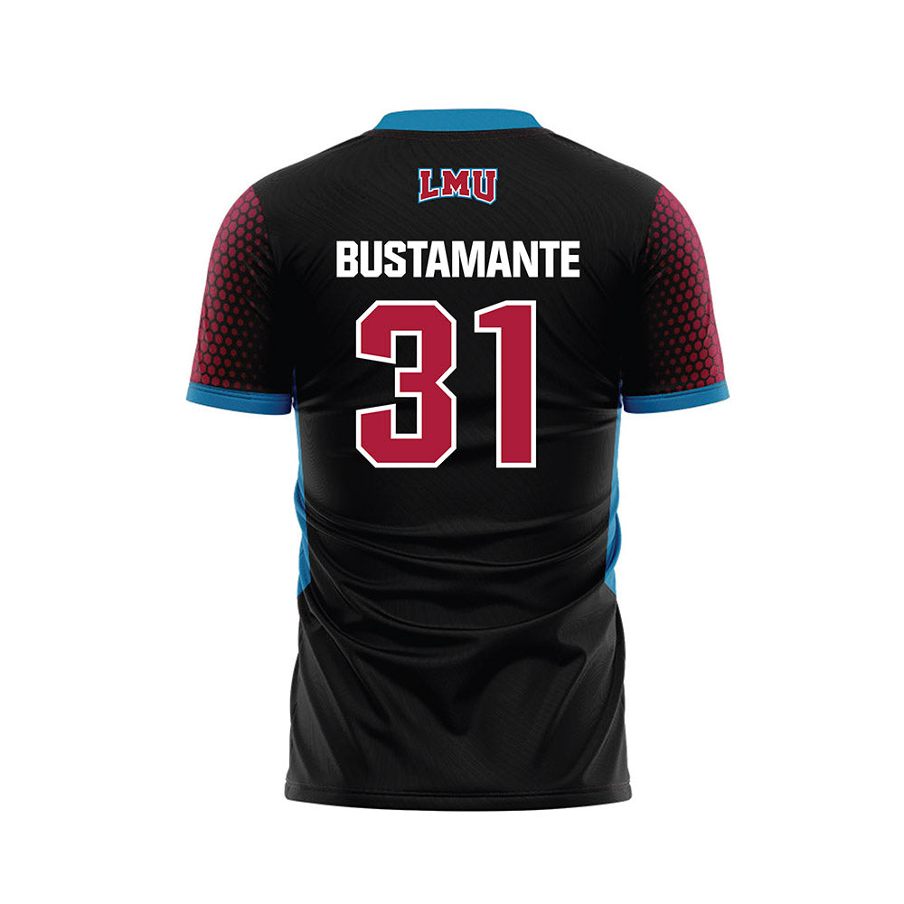 LMU - NCAA Women's Soccer : Aaliyah Bustamante - Black Soccer Jersey-1
