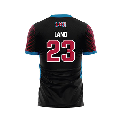 LMU - NCAA Women's Soccer : Maci Land - Black Soccer Jersey-1