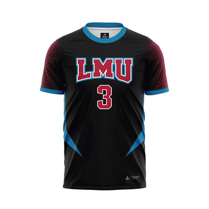 LMU - NCAA Women's Soccer : Natalie Oca - Black Soccer Jersey-0