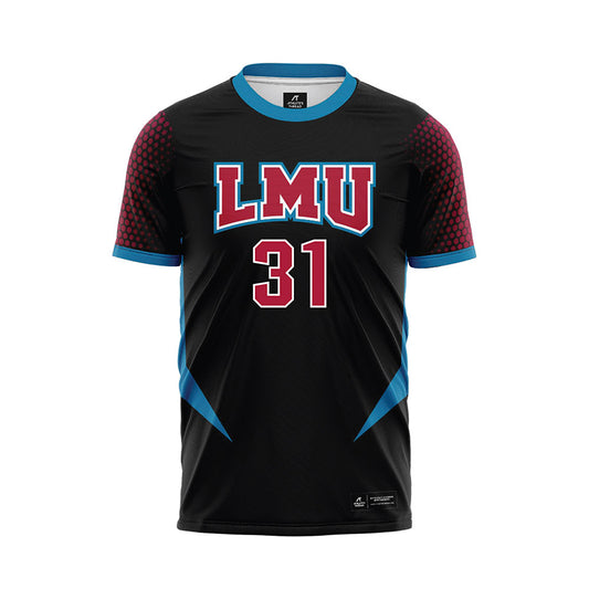 LMU - NCAA Women's Soccer : Aaliyah Bustamante - Black Soccer Jersey-0