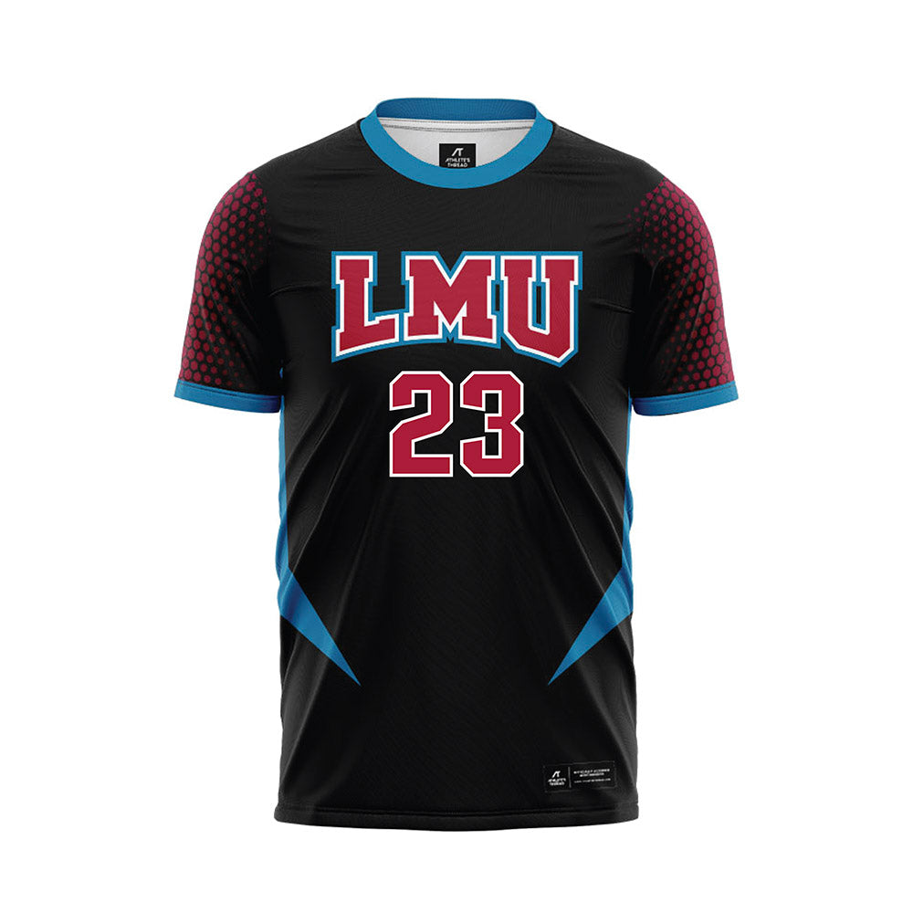 LMU - NCAA Women's Soccer : Maci Land - Black Soccer Jersey-0