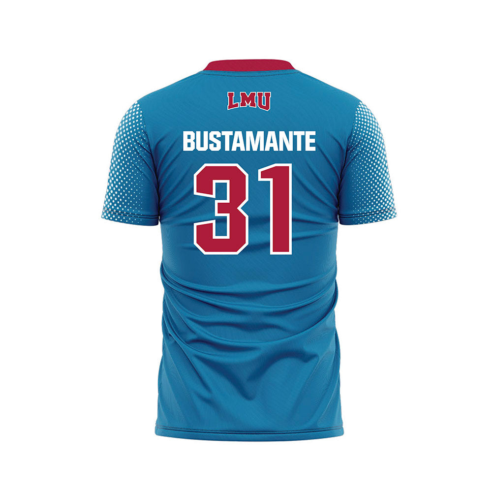 LMU - NCAA Women's Soccer : Aaliyah Bustamante - Blue Soccer Jersey-1