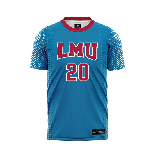 LMU - NCAA Women's Soccer : Jordan Sprague - Blue Soccer Jersey-0