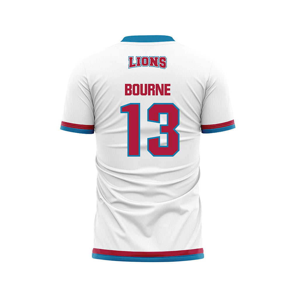 LMU - NCAA Women's Soccer : Cameron Bourne - White Soccer Jersey-1