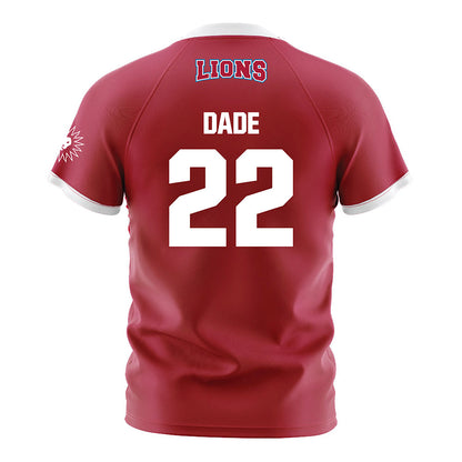 LMU - NCAA Men's Soccer : Ky Mani Dade - Red Soccer Jersey-1