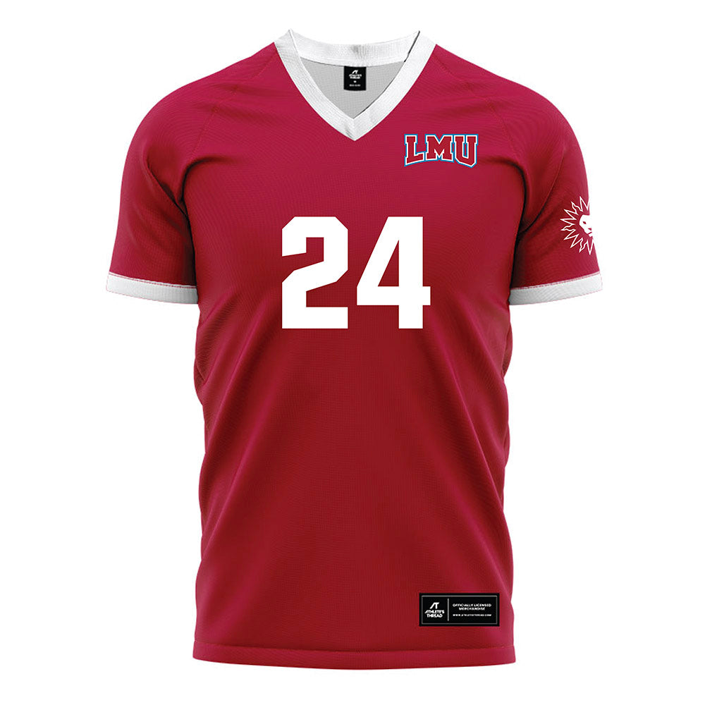 LMU - NCAA Men's Soccer : Anthony Boyadjian - Red Soccer Jersey-0