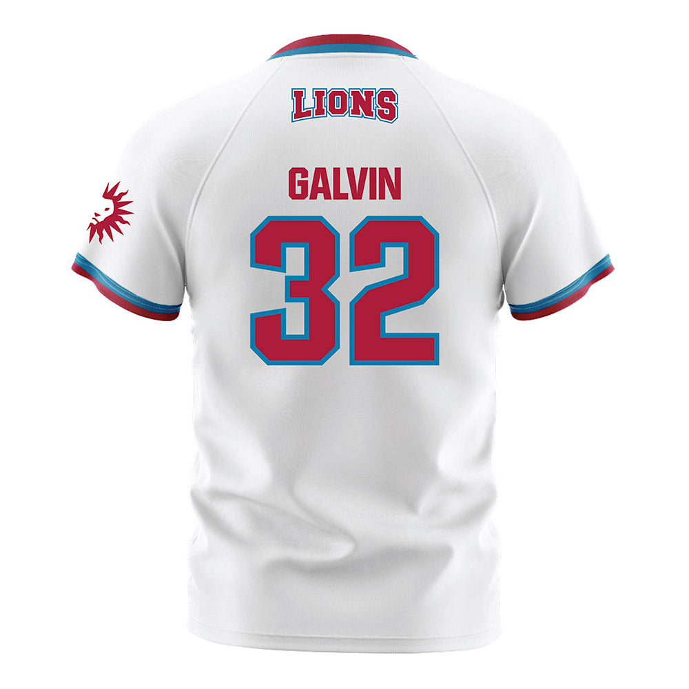 LMU - NCAA Men's Soccer : Quinn Galvin - White Soccer Jersey-1