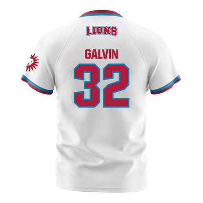 LMU - NCAA Men's Soccer : Quinn Galvin - White Soccer Jersey-1