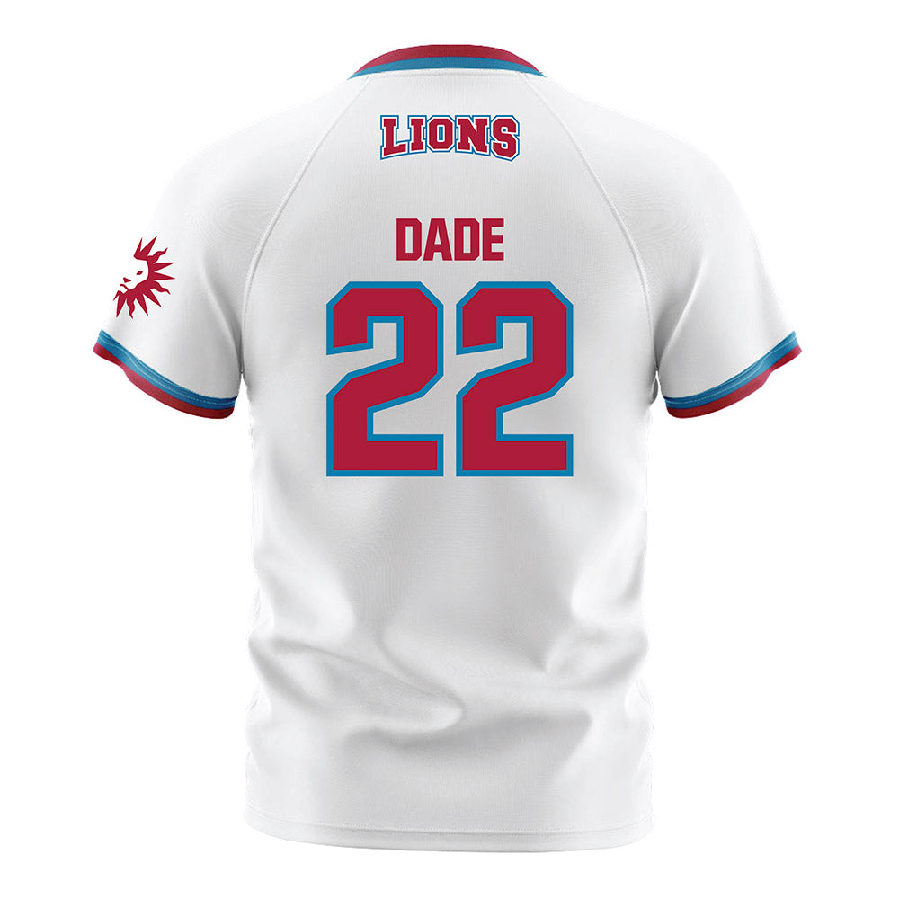 LMU - NCAA Men's Soccer : Ky Mani Dade - White Soccer Jersey-1