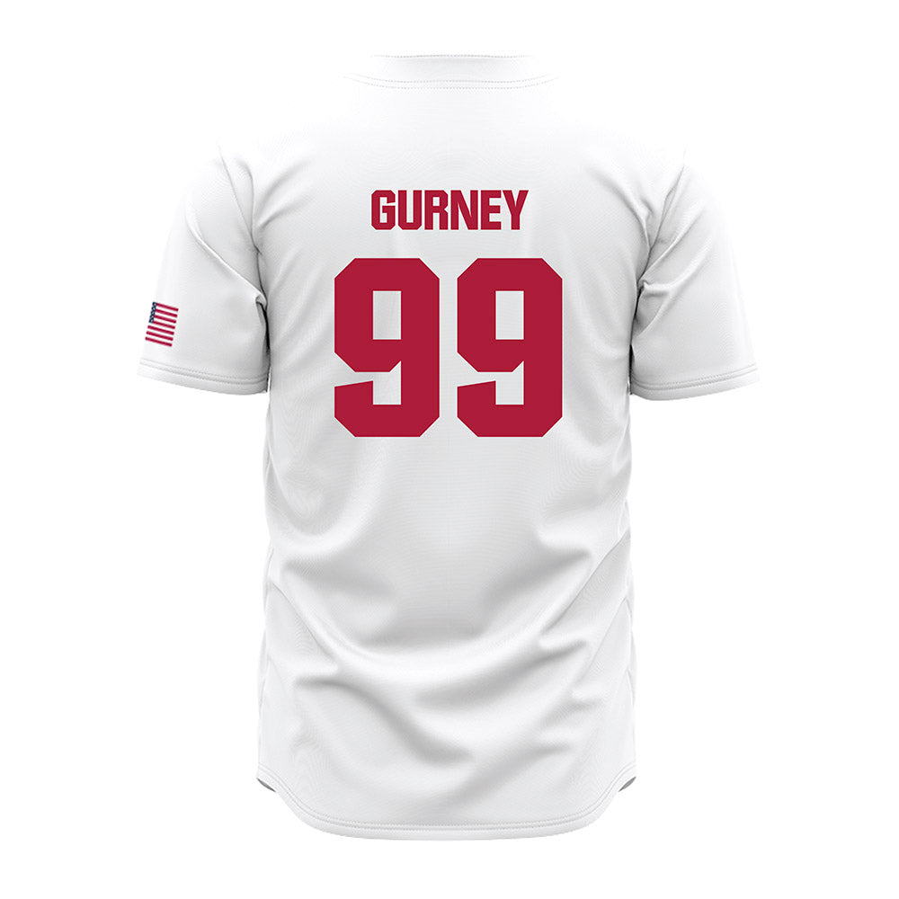 LMU - NCAA Baseball : Win Gurney - White Jersey-1