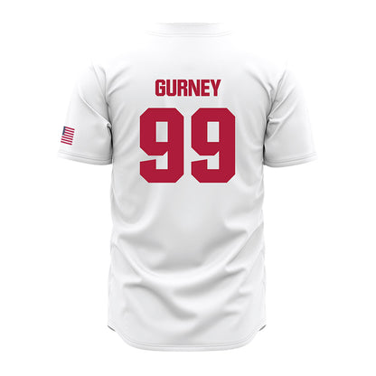 LMU - NCAA Baseball : Win Gurney - White Jersey-1