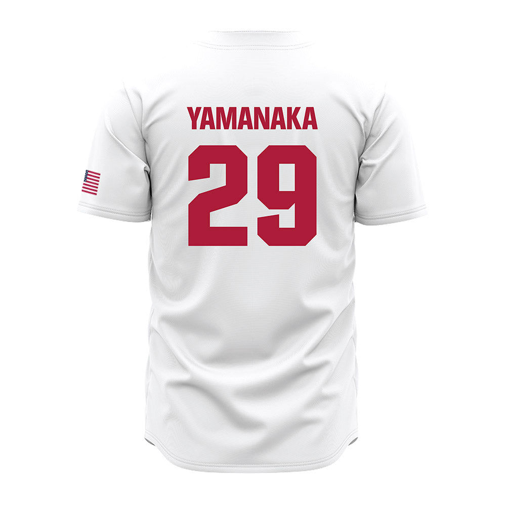 LMU - NCAA Baseball : Eli Yamanaka - White Jersey-1