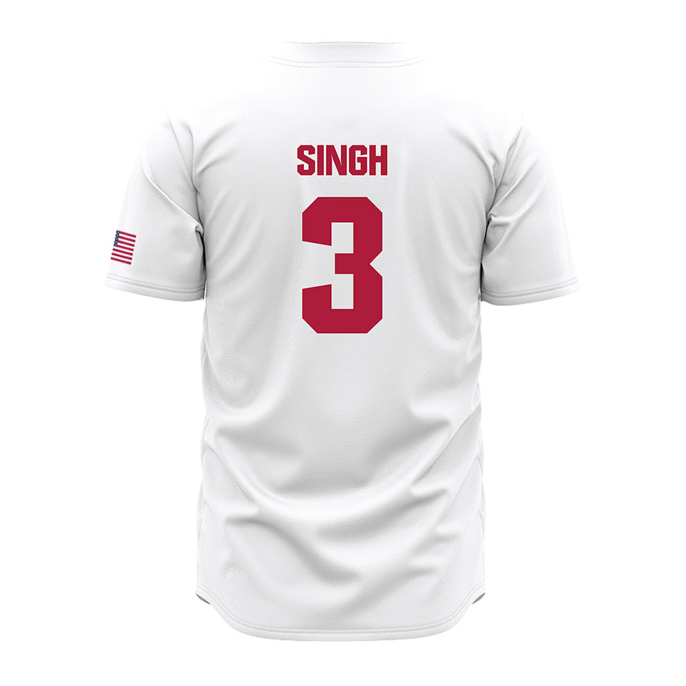 LMU - NCAA Baseball : Dylan Singh - White Jersey-1