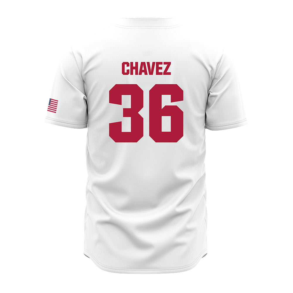 LMU - NCAA Baseball : Alex Chavez - White Jersey-1