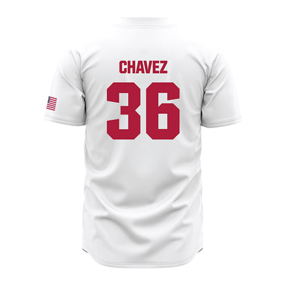 LMU - NCAA Baseball : Alex Chavez - White Jersey-1