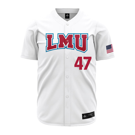 LMU - NCAA Baseball : Lucas Gabay - White Jersey-0