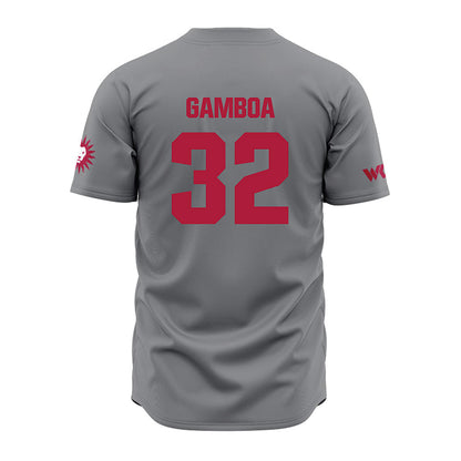 LMU - NCAA Baseball : Alex Gamboa - Grey Jersey-1