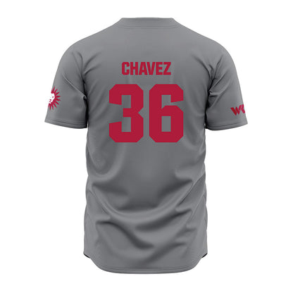 LMU - NCAA Baseball : Alex Chavez - Grey Jersey-1